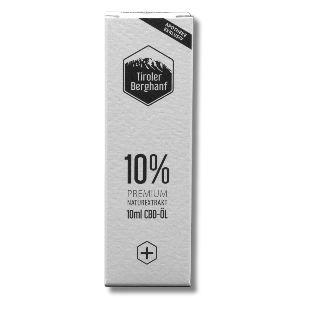 Premium 10% CBD Öl 10ml – Apothekenlinie