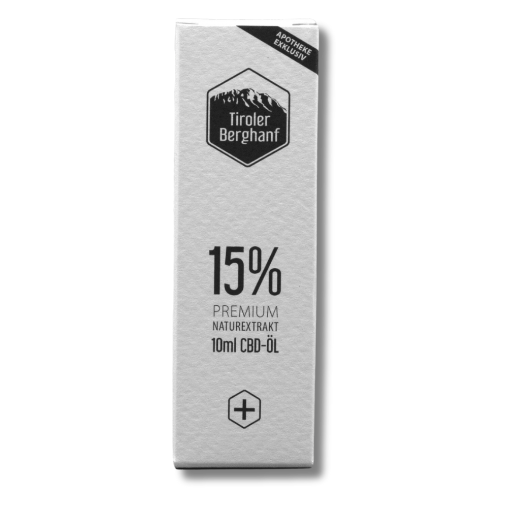 Premium 15% CBD Öl 10ml – Apothekenlinie