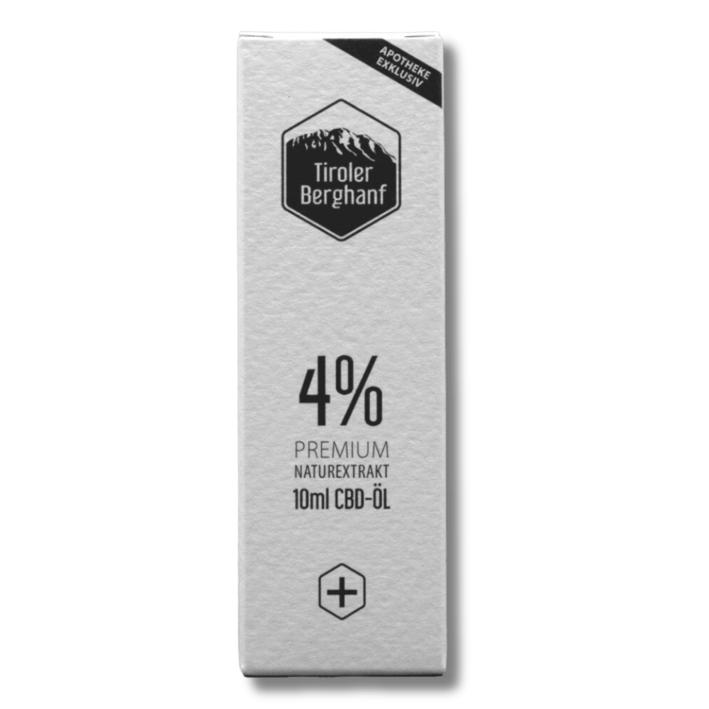 Premium 4% CBD Öl mit Melatonin 10ml – Apothekenlinie