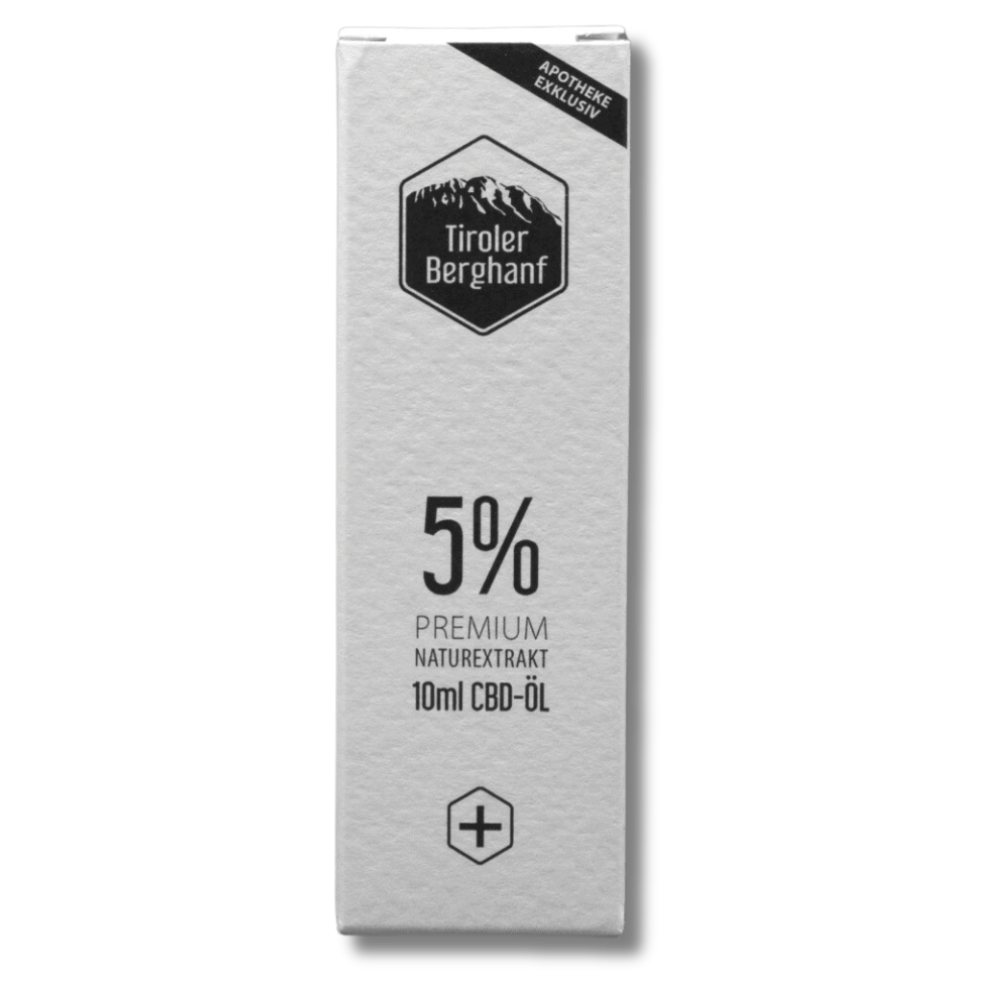 Premium 5% CBD Öl 10ml – Apothekenlinie